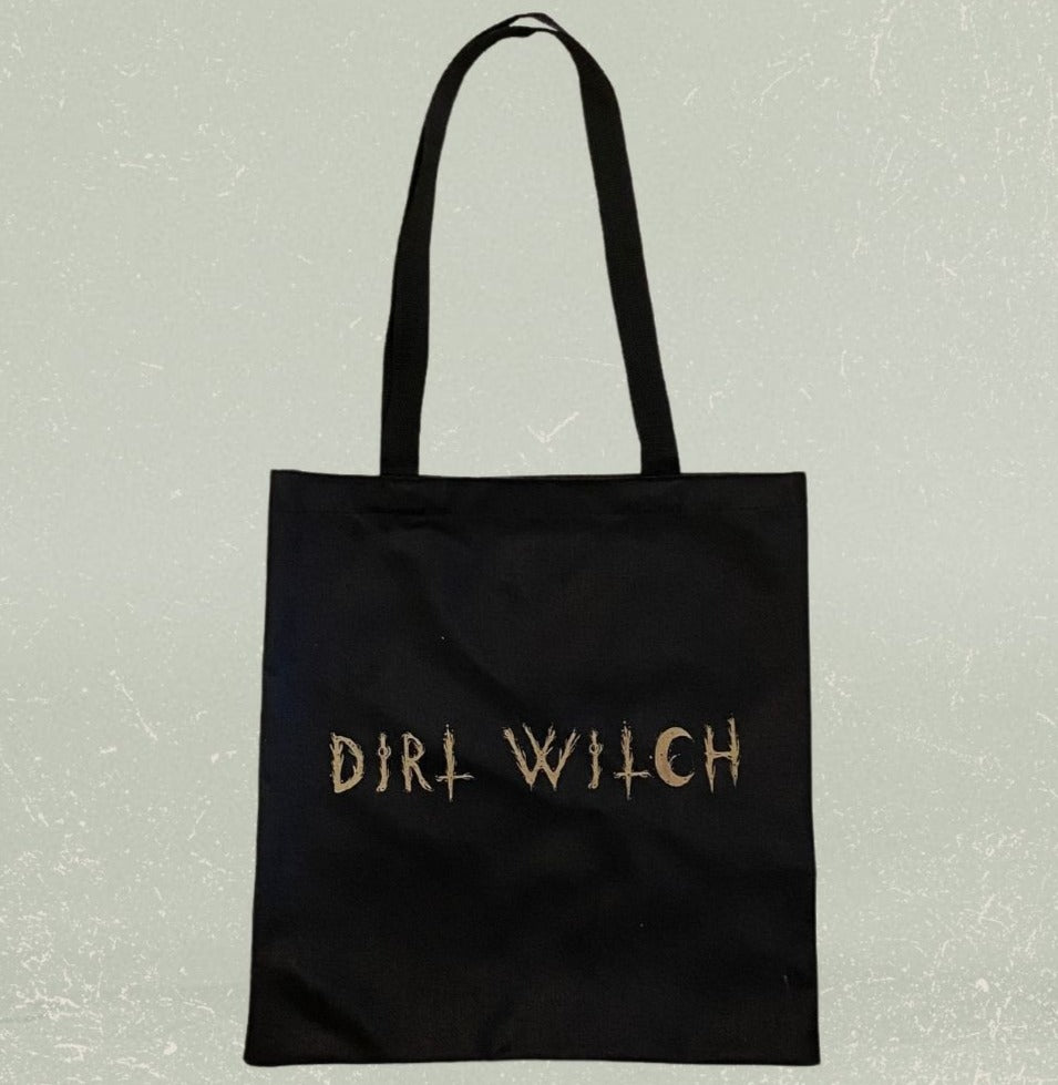 Black Dirt Witch Tote Bag