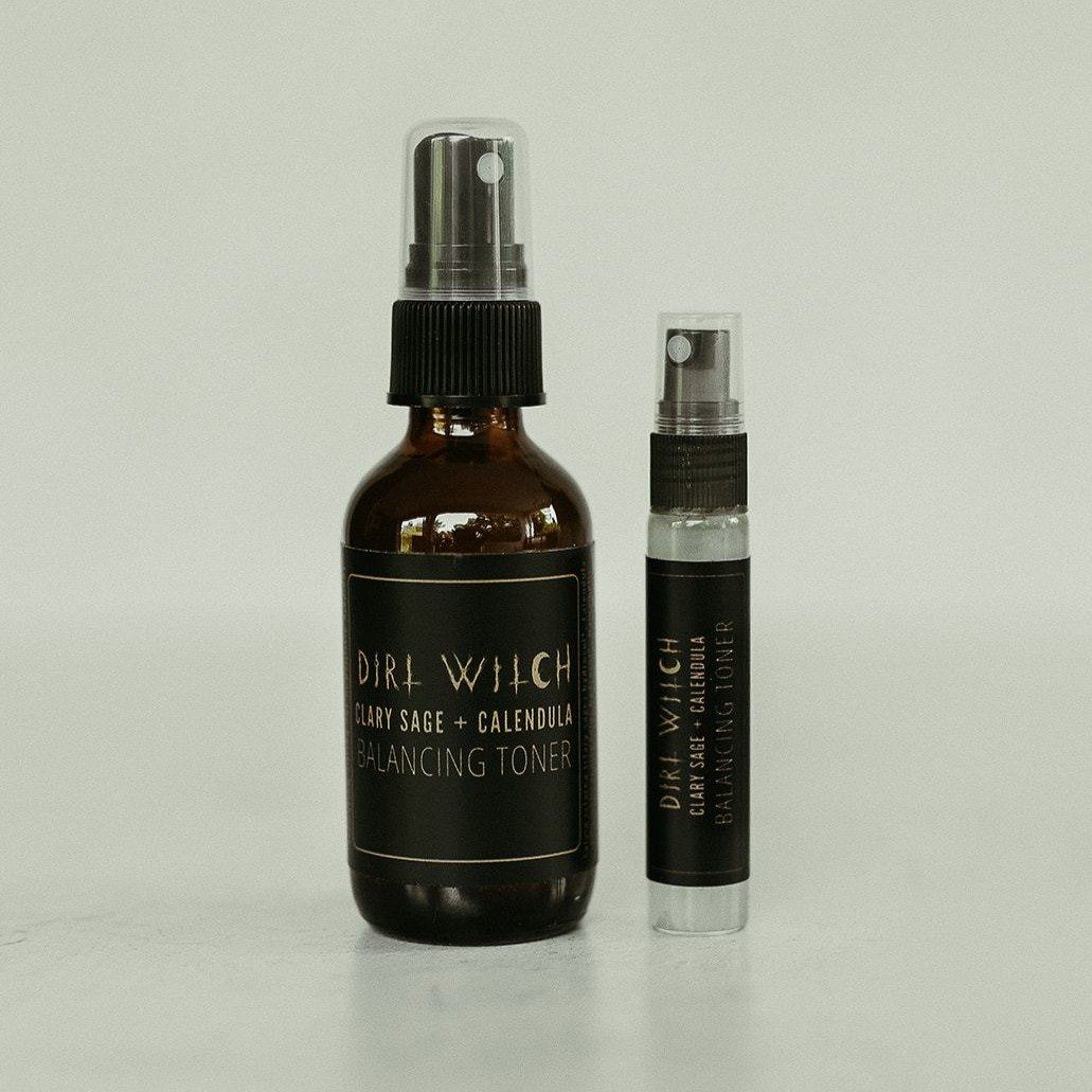 Clary Sage + Calendula Balancing Toner Face DirtWitchApothecary