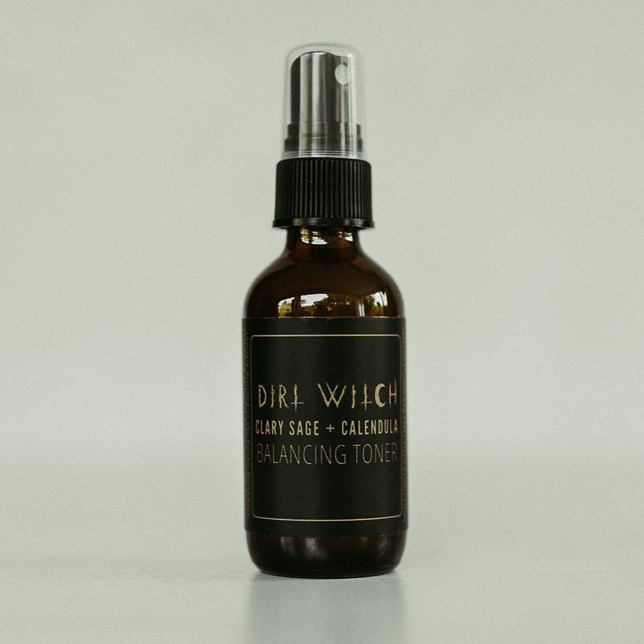 Clary Sage + Calendula Balancing Toner Face DirtWitchApothecary 2oz