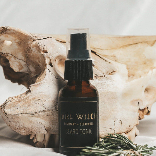 Rosemary + Cedarwood Beard Tonic Face DirtWitchApothecary