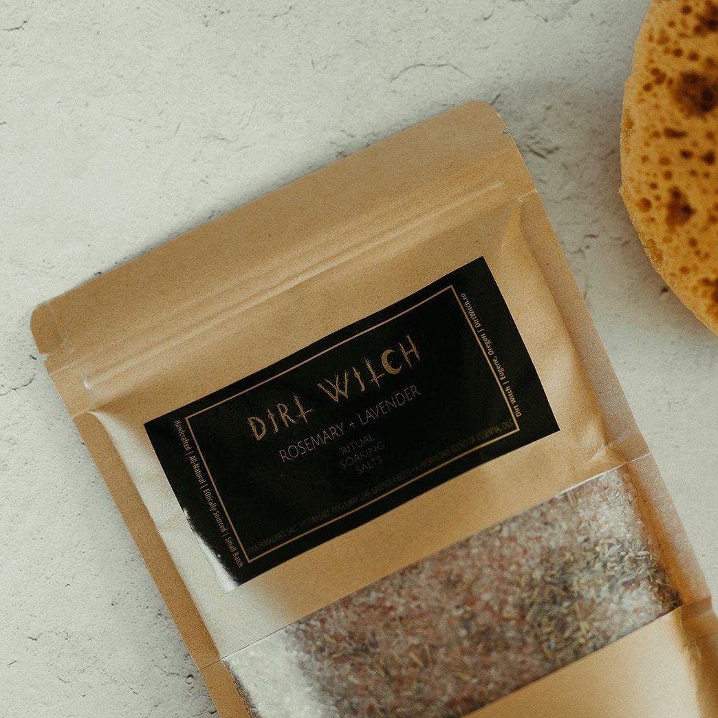 Rosemary + Lavender Soaking Salt DirtWitchApothecary