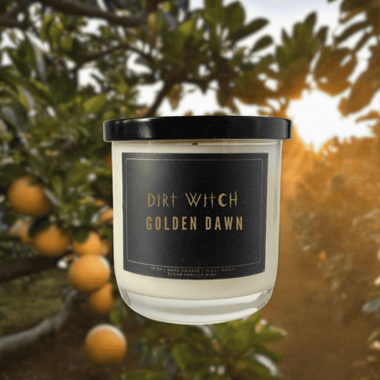 Golden Dawn Plant-Based Candle