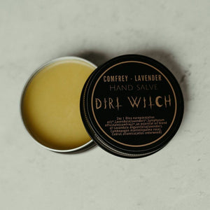 Comfrey-Lavender Hand Salve Salves DirtWitchApothecary 